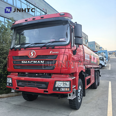 Kondisi baik Shacman F3000 20000 liter Tanker truk 6x4 10 Wheeler 380hp Euro2 6*4 Shacman Oil Fuel Tank Trucks Di stok