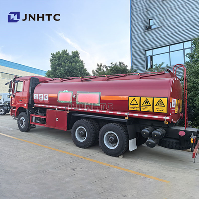 Kondisi baik Shacman F3000 20000 liter Tanker truk 6x4 10 Wheeler 380hp Euro2 6*4 Shacman Oil Fuel Tank Trucks Di stok