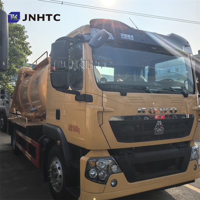 NEW HOWO TX truk penghisap limbah 15cbm Septik Fekal Tangki Penghisap Vacuum Tanker truk harga