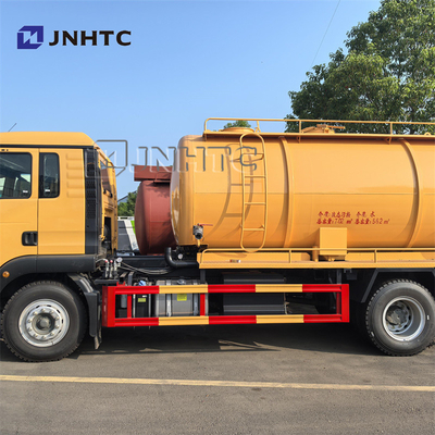 NEW HOWO TX truk penghisap limbah 15cbm Septik Fekal Tangki Penghisap Vacuum Tanker truk harga