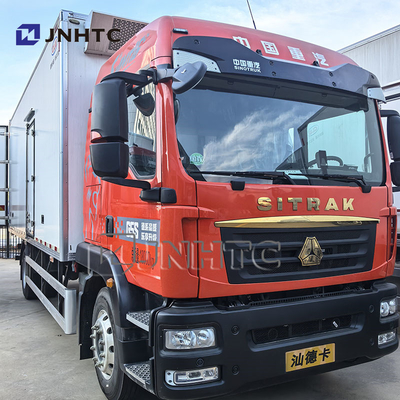 Truk Kulkas Sitrak 4x2 Sinotruk Truk Freezer EURO2/3/4/5 Kualitas Tinggi Transportasi Pendingin Makanan Harga Murah Dijual