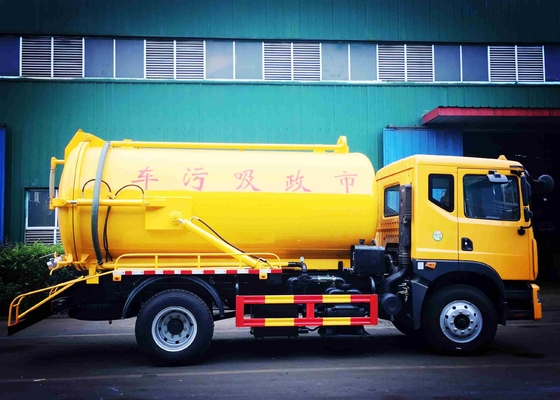 Tilt Steering Wheel Vacuum Sewage Suction Truck / Pembersihan Limbah Truck