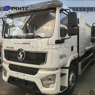 New Shacman 4X2 5 Ton 6 Wheel Compactor Truk Sampah Kualitas Tinggi