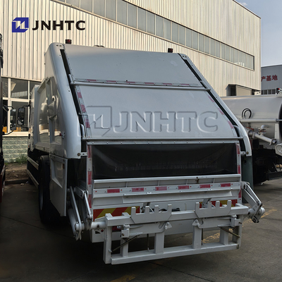 New Shacman 4X2 5 Ton 6 Wheel Compactor Truk Sampah Kualitas Tinggi
