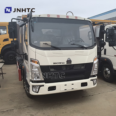 High Speed Baru HOWO 6 Roda 5-15cbm Trash Bin Membersihkan Truk Sampah