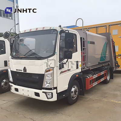 High Speed Baru HOWO 6 Roda 5-15cbm Trash Bin Membersihkan Truk Sampah