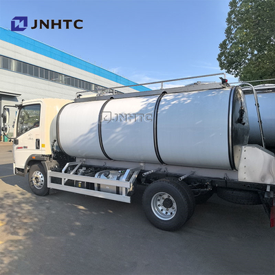 HOWO 8cbm Tanker bahan bakar Truk tugas ringan Tanker minyak Truk Mobil Pengisian bahan bakar Truk Aluminium Tangki bahan bakar Untuk dijual