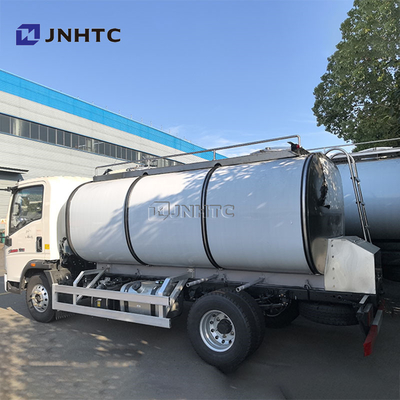 HOWO 8cbm Tanker bahan bakar Truk tugas ringan Tanker minyak Truk Mobil Pengisian bahan bakar Truk Aluminium Tangki bahan bakar Untuk dijual