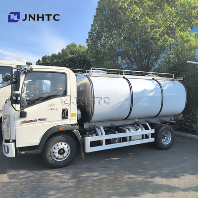 HOWO 8cbm Tanker bahan bakar Truk tugas ringan Tanker minyak Truk Mobil Pengisian bahan bakar Truk Aluminium Tangki bahan bakar Untuk dijual