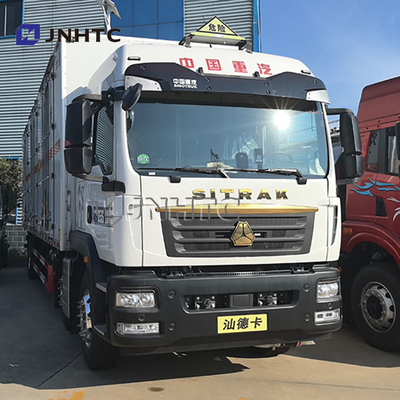 SITRAK Transportasi Barang Berbahaya yang Disesuaikan Truk Kargo 4x2 Diesel Petasan Truk Pengiriman mudah terbakar
