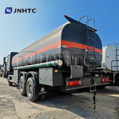 Howo Oil Tank Truck 6x4 380hp Kapasitas 10 Roda 20000 Liter High Strength Steel Fuel Tank Truck
