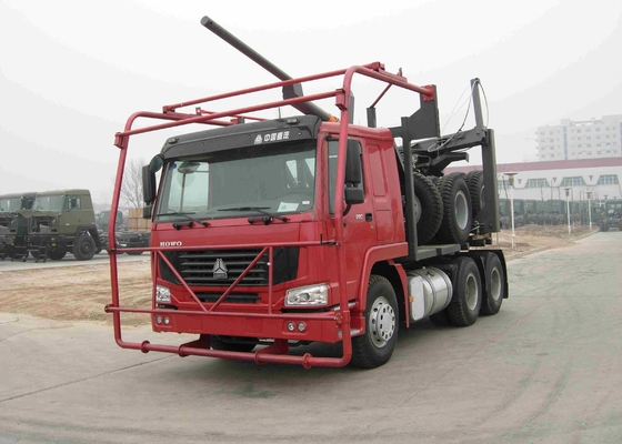 Truk Tangki Semen / Volume Dump Truck Sinotruk Logging Transporter Truck