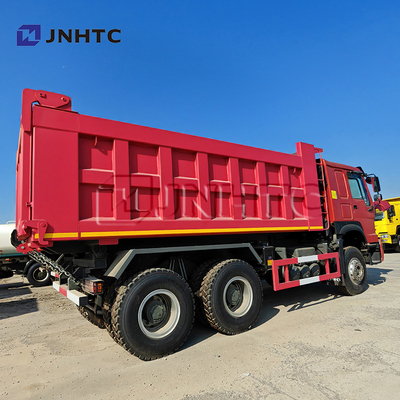 Kualitas tinggi HOWO Tipper Truck 6x4 Mengemudi 340 Hp 10 Roda Diesel Dump Truck
