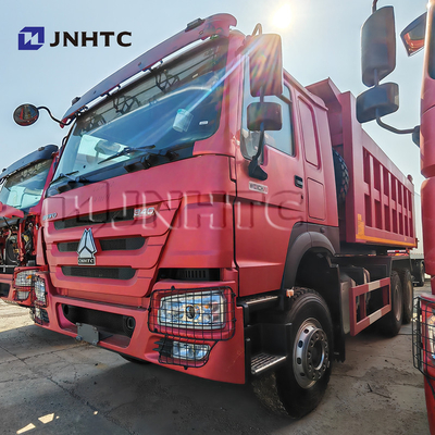 Kualitas tinggi HOWO Tipper Truck 6x4 Mengemudi 340 Hp 10 Roda Diesel Dump Truck
