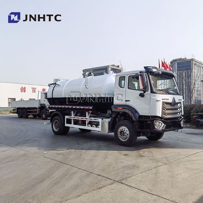China Brand HOWO NX 6 Roda Tekanan Tinggi Vacuum Suction Truck