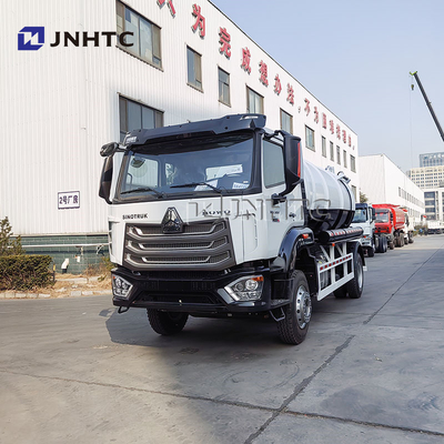 China Brand HOWO NX 6 Roda Tekanan Tinggi Vacuum Suction Truck