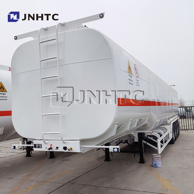4 poros 75000L besi baja tangki bahan bakar Semi Triler untuk dijual