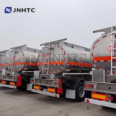 3 Axle 40000l 45000 Liter Transportasi Jalan Minyak Bensin c Aluminium Bensin Transportasi untuk dijual di Afrika Selatan