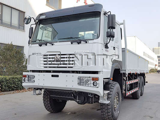 Truk Sino Howo 6x6 Off Road 6 Ban 10 Roda RHD LHD Full Wheel Drive AWD Truk Kargo Tipper Dump Trucks