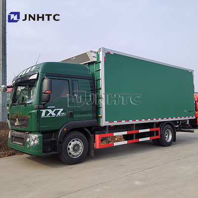 Harga yang baik Aumark HOWO TX7 6x4 Truk Pendinginan Diesel Beban Pendinginan ringan Kontainer 1-6Ton Freezer Truk Pendinginan