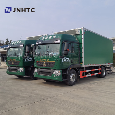 Harga yang baik Aumark HOWO TX7 6x4 Truk Pendinginan Diesel Beban Pendinginan ringan Kontainer 1-6Ton Freezer Truk Pendinginan