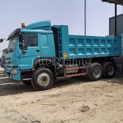 New Stock Sinotruck HOWO Dump Truck dengan desain belokan kiri 20 ton Kapasitas Tersedia dengan 6X4 10 roda Dump Truck