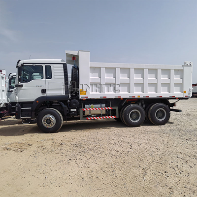 Sinotruk HOWO TX 371HP Diesel Dump Truck 10 Roda 6X4 Transmisi Manual Mesin Weichai Euro 2 Tipper
