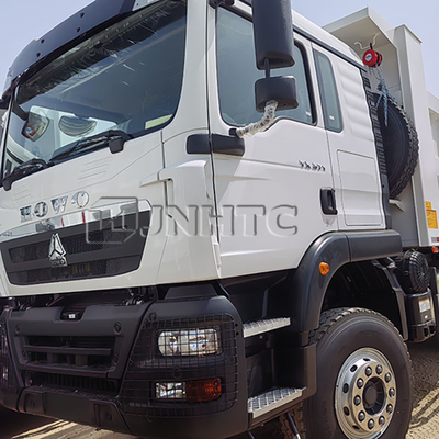 Sinotruk HOWO TX 371HP Diesel Dump Truck 10 Roda 6X4 Transmisi Manual Mesin Weichai Euro 2 Tipper