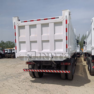 Sinotruk HOWO TX 371HP Diesel Dump Truck 10 Roda 6X4 Transmisi Manual Mesin Weichai Euro 2 Tipper