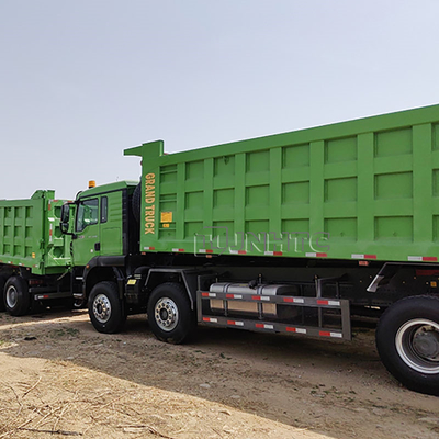 Sinotruk HOWO Tx High Configuration 8X4 12 Wheeler Mine Tipper Truck Untuk Kongo