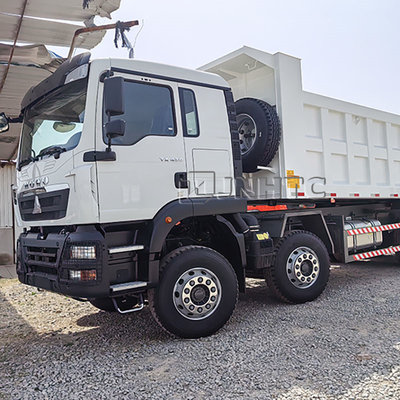 HOWO Tx Dump Truck 25 Ton 8X4 430 Kekuatan Kuda Truk Dump Baru untuk Dijual