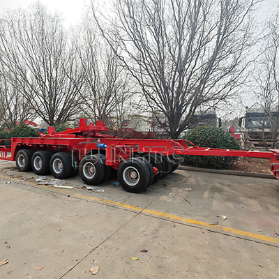 Trailer Lowboy Axle 60 Ton 4 Axles Steel Truck Trailer Low Bed Truck Trailer
