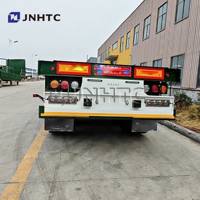 3 poros 40tons flatbed Semi Trailer 20ft 40ft Kontainer
