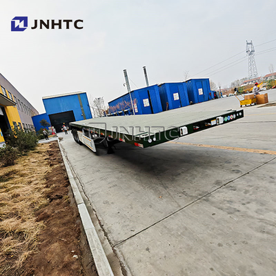 3 poros 40tons flatbed Semi Trailer 20ft 40ft Kontainer