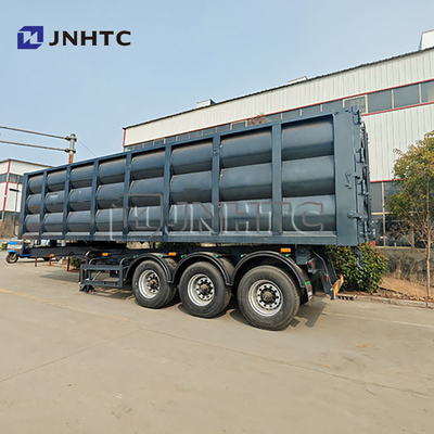 Dump Semi-trailer 40 Ton 50 Ton Truk 3 Axle Hydraulic Mining Trailer Untuk Pelanggan Opsional