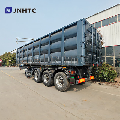 Dump Semi-trailer 40 Ton 50 Ton Truk 3 Axle Hydraulic Mining Trailer Untuk Pelanggan Opsional
