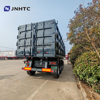 Dump Semi-trailer 40 Ton 50 Ton Truk 3 Axle Hydraulic Mining Trailer Untuk Pelanggan Opsional
