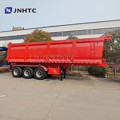 Trailer 3 Axle Semi Trailer untuk Pengangkutan Limbah Konstruksi / Pasir