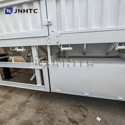 2axis 3axis 20Ton-40Ton Kargo Box Semi Trailer dengan 40ft-45ft Sidewall Fence Transport