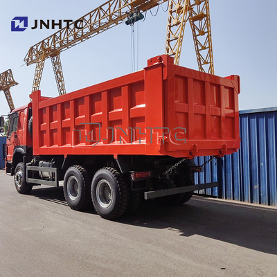 Heavy Duty Sinotruck Howo Camion 6x4 10 Wheeler 400 hp 30Ton Tipper Dump Truck Dengan Jaring Anti Pencurian