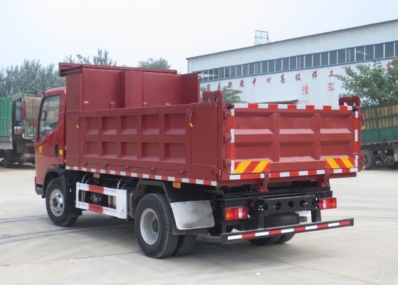 Tahan Cuaca Tugas Berat Dump Truck SINOTRUK 4 × 2 120HP Dump Truck
