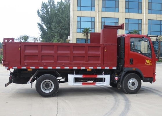 Tahan Cuaca Tugas Berat Dump Truck SINOTRUK 4 × 2 120HP Dump Truck