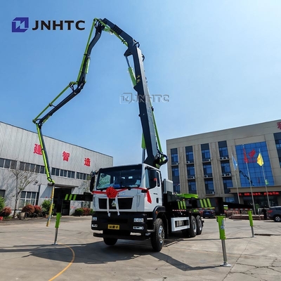 Sinotruk Heavy 47m 6X4 Mounted Concrete Pump Truck Dengan Hydraulic Disc Mixer