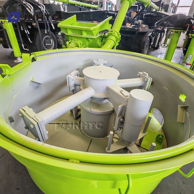 Sinotruk Heavy 47m 6X4 Mounted Concrete Pump Truck Dengan Hydraulic Disc Mixer