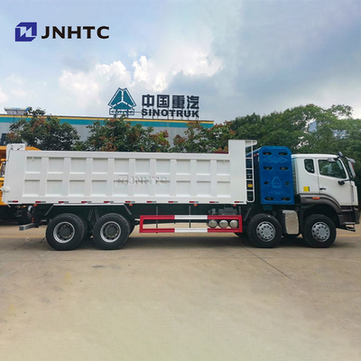 HOWO Nx LNG Dump Heavy Duty Mining Trucks 8X4 12 Roda 25 Ton