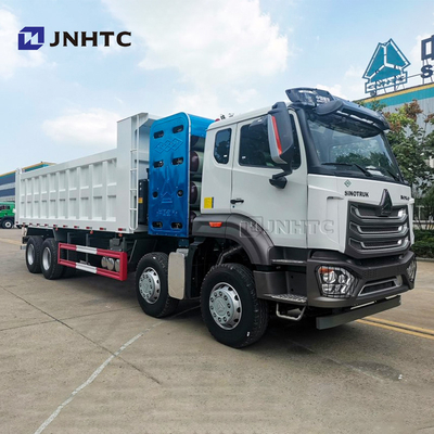 HOWO Nx LNG Dump Heavy Duty Mining Trucks 8X4 12 Roda 25 Ton