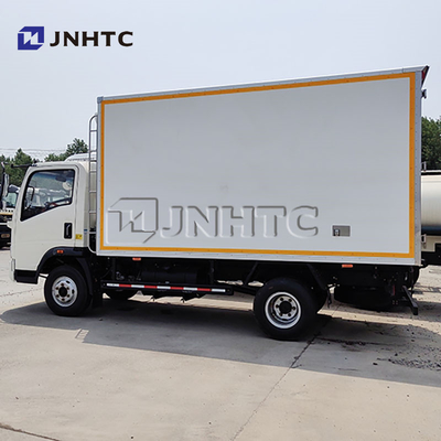 Sinotruk 4x2 Truk Kulkas 5 Ton Truk Pendingin Freezer Untuk Pengangkutan Ikan Hidup