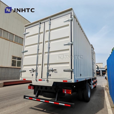 Merek Baru Howo 4X2 8ton Light Van Container Cargo Truck