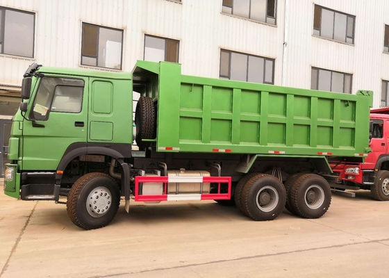 Dump Tambang Penambangan Hijau / Dump Truck Heavy Steel Struktur Berbingkai