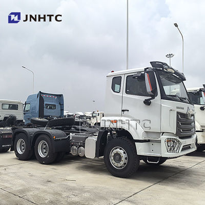 China Sinotruck Hohan Baru 371hp 420hp 10 Roda 4X2 6X4 Kepala Truk Traktor Diesel Bahan Bakar Standar Emisi Euro 2 Kiri untuk Dijual